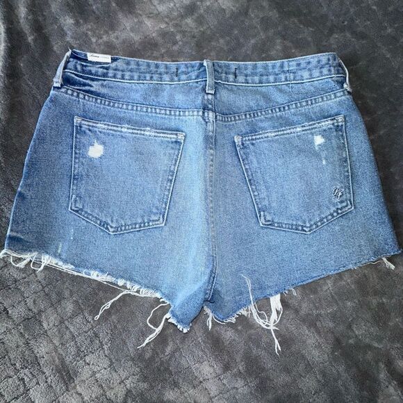 Lovers + Friends Jack High Rise Distressed Cut Off Denim Shorts Size 30 NWTs - Picture 6 of 11